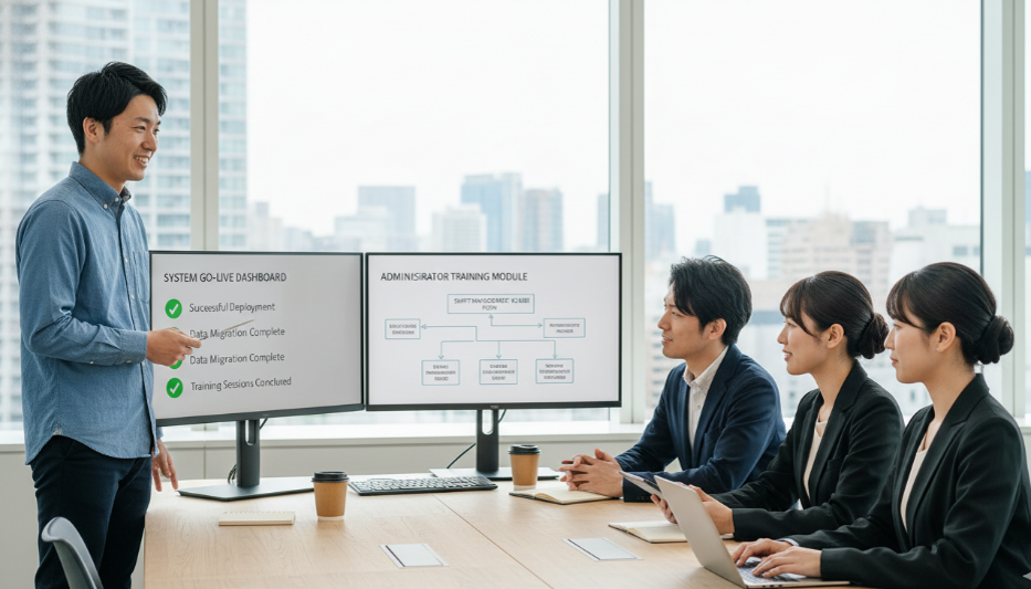 本番稼働・保守フェーズのイメージ