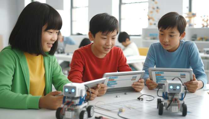 ロボットプログラミング教室のイメージ